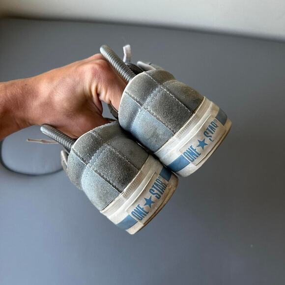 Rare Vintage 90s Blue Platform Chunky Converse One Star - Picture 5 of 8